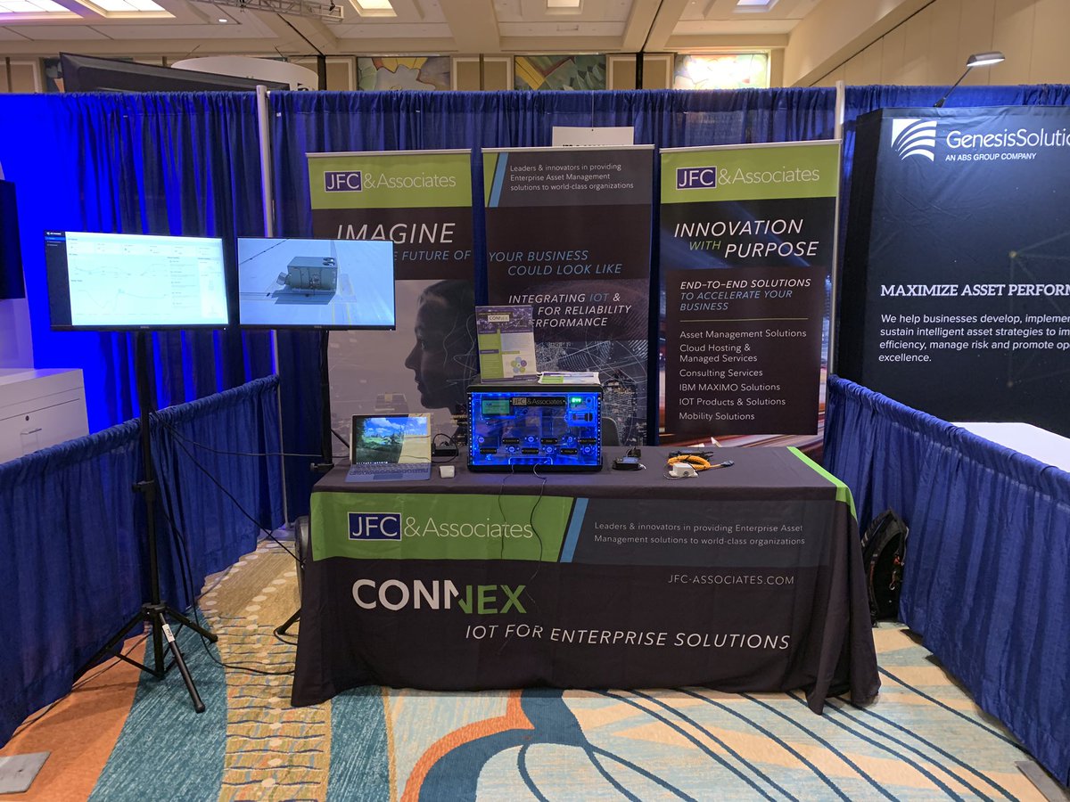 Stop by booth #443 <a href="/MaximoWorld/">MaximoWorld</a> to lean more about how our #Connex #IoT solution can help transform your business!