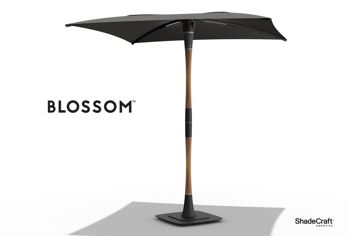 Shade_Craft's tweet photo. It's time to embrace #technology outdoors. Wind sensors allow BLOSSOM to open/close automatically depending on wind conditions so you never have to worry about wind again. Learn more https://t.co/pBN01ZYSdx
#IoT #furnituredesign #tech https://t.co/JYDl1tvK3S