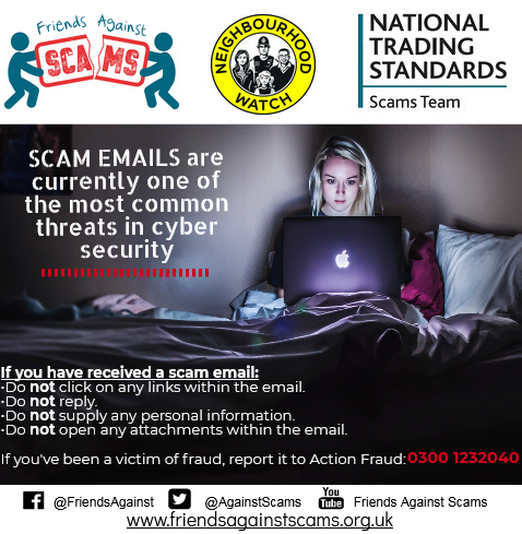 NottmCityTS's tweet photo. Do you know how to spot the signs of a scam? Make sure you’re #ScamAware by completing the Friends Against Scams online awareness session today.
https://t.co/7lxySfyAIN

@N_Watch #SafeNottingham https://t.co/CIYE1DiEmP