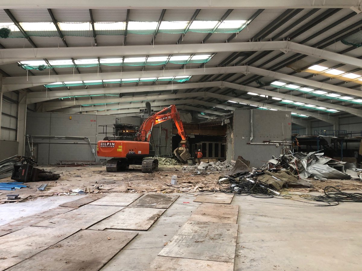 The internal strip out of Eagle House is progressing well! <a href="/GilpinGroup/">Gilpin Demolition - Asbestos - Surveying - Recycle</a> are doing us proud as always😀