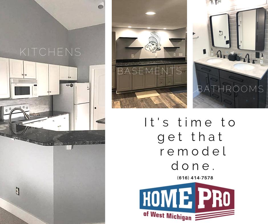 HomeProMI's tweet image. You know it's time to get that project done. Call us to schedule a free estimate!