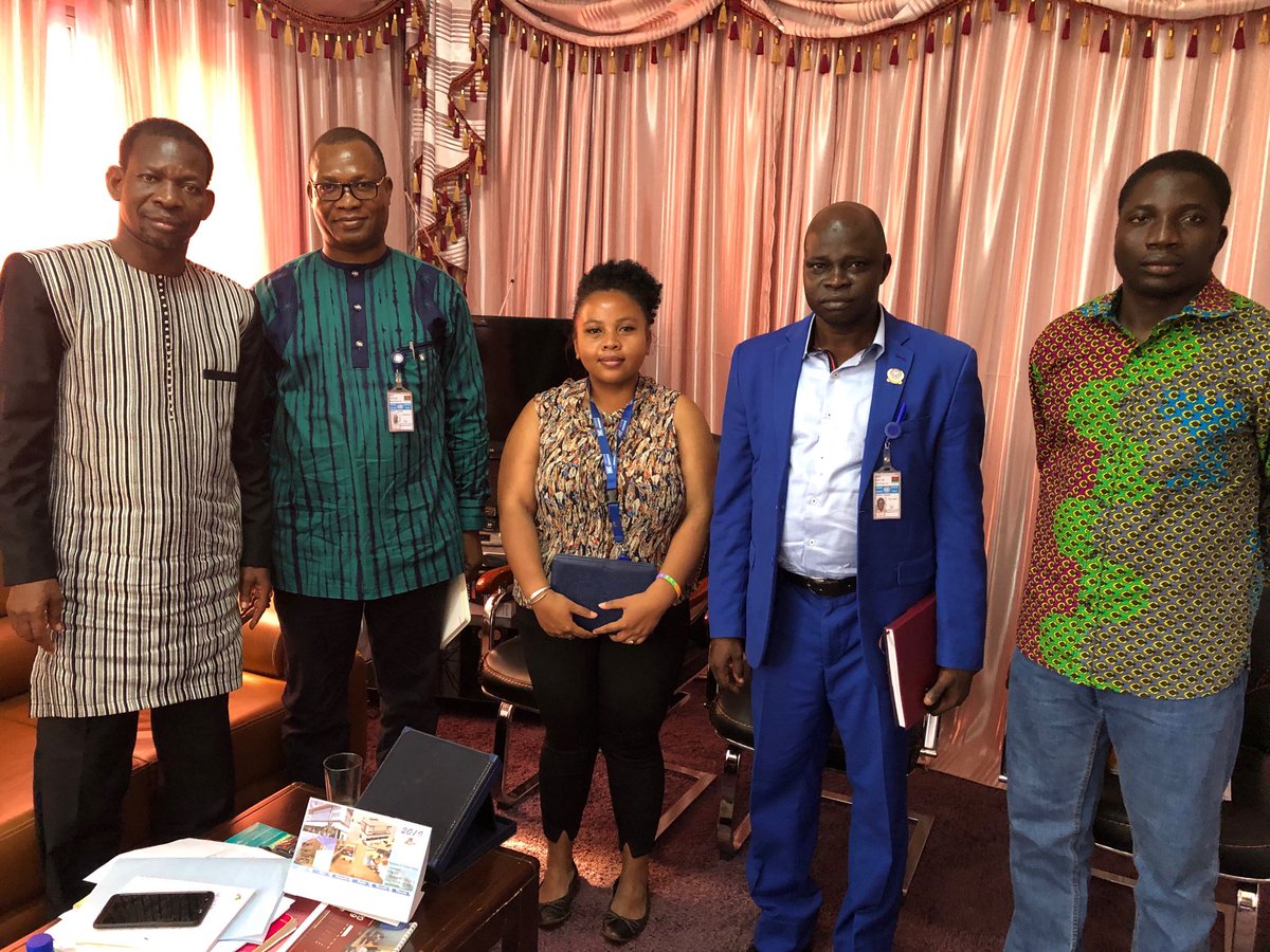 Visite de courtoisie au Président du Conseil Regional du Centre Nord.