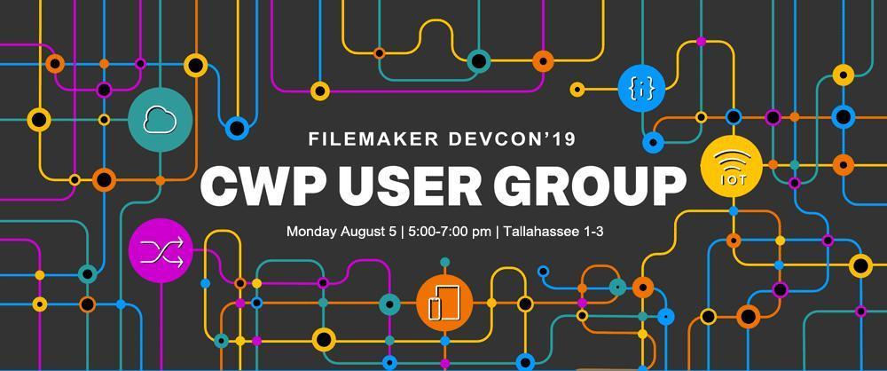 jsfmp's tweet photo. Thanks to all who came to the CWP User Group yesterday at #FileMakerDevCon - hope you got something out of it.

Special thanks to all who shared:
@mdenyse
@mrdelfs
@steveWinterNZ
@FMCommunityLive
David Nahodyl
@lui_dog

#FileMaker #CWP #FileMakerDevCon2019 #Claris #ClarisDevCon https://t.co/xky2feSPcT