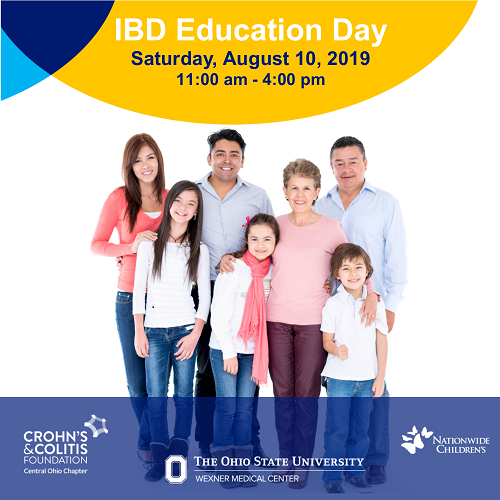 Join us for IBD Education Day on 8/10. Education, experts, and resources for adult and pediatric patients, caregivers and families. Learn more and register at tinyurl.com/yyvy5r8x