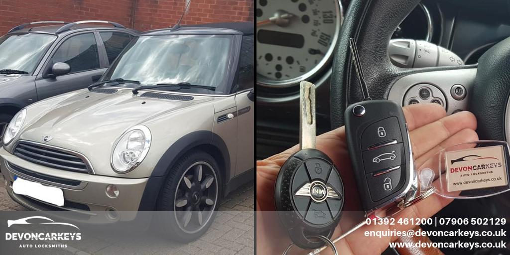 _DevonCarKeys's tweet image. Are multiple family members insured to drive your car? We supplied a spare flip remote key for this Mini at the customer&apos;s home address, with no extra cost for the call out.

Contact Nige on 01392 461200 for a free quote. devoncarkeys.co.uk

#DevonPixels