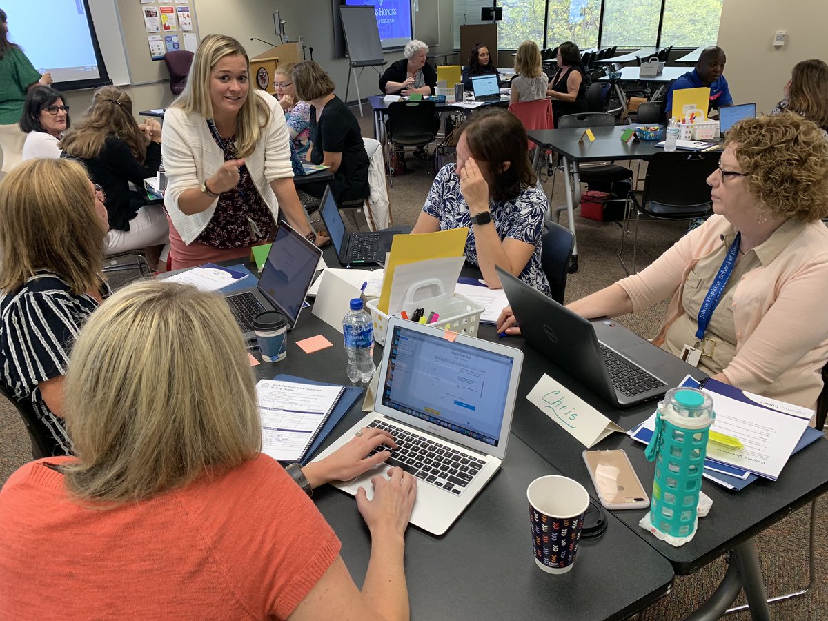 JHU_CTE's tweet photo. Day 2 of our #dynamicimpact Academy and @WorcesterSystem team members are working hard for positive change! #inclusiveeducation #access #accessopportunitysuccess #publicschoolsrule https://t.co/88VgJDININ