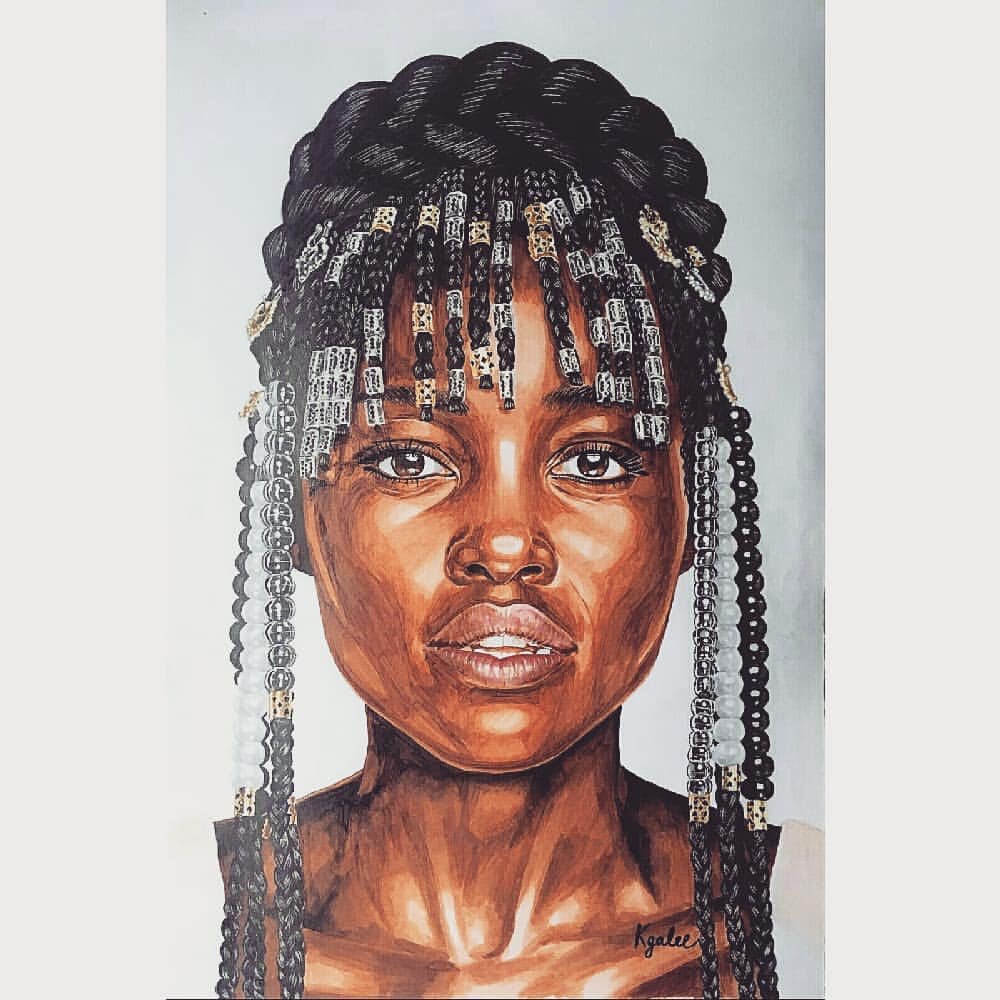TheKgalee's tweet photo. Hi beloveds, 

I’m a portrait artist. I do commissions and sell edition prints of my African themed artwork.

Please retweet, my customers may be on your timeline 🙏🏽
📨: kgalee@kgaleecontemporary.com https://t.co/9ZvyDhVtSl