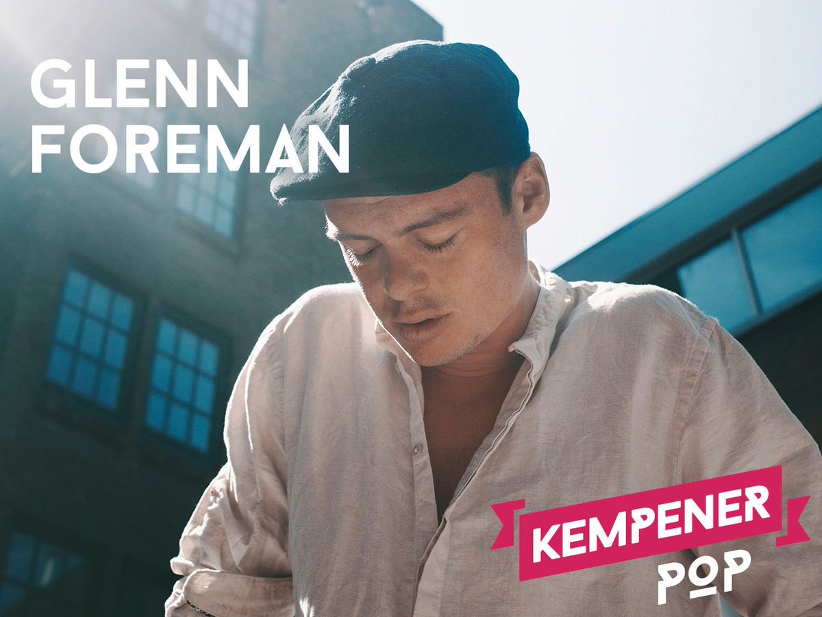 ''Ik zing de longen uit m’n lijf voor je en speel m’n vingers naar de klote''. Glenn Foreman won in 2018 de Grote Prijs in de categorie singer-songwriter. Met inspiratiebronnen als Nick Mulvey, Toon Hermans en Jim Croce gaat hij het dak eraf spelen op 21 september!