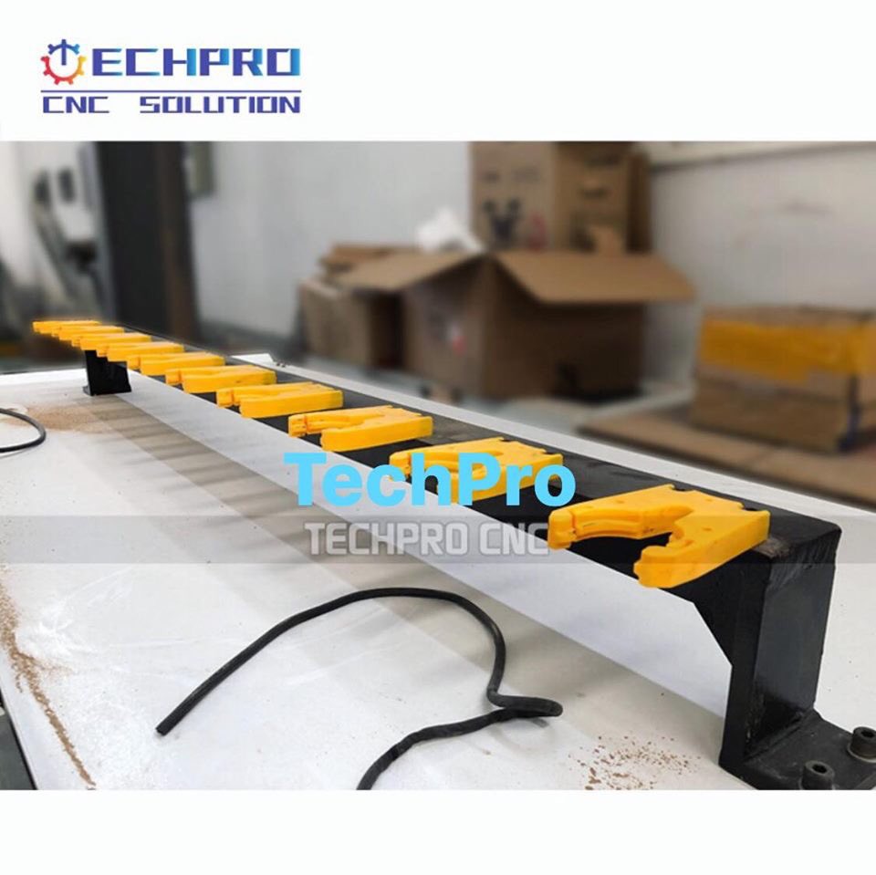 TechProCNC1's tweet image. TECHPROCNC ® 10 Pcs tools Linear ATC CNC Router machine .

# Working size: 1500*3000*300mm
# China  9.0kw HQD ATC HQD air cooling spindle
# Mach3 PC Online System 
# Taiwan Delta Servo motor and driver 
Welcome to your inquiry!
Email: sales08@techprocnc.com