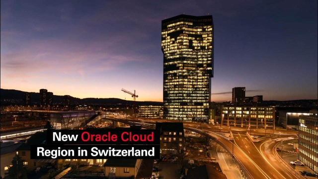 HazelSeith's tweet photo. #Oracle Cloud Infrastructure comes to Switzerland! Proud to announce the opening of our new Zurich region #datacenter offering powerful and unique #data services to our clients. #IaaS #OCI #Cloud #Switerzland https://t.co/IjXUeaZYTU https://t.co/nPAaLfxsrF
