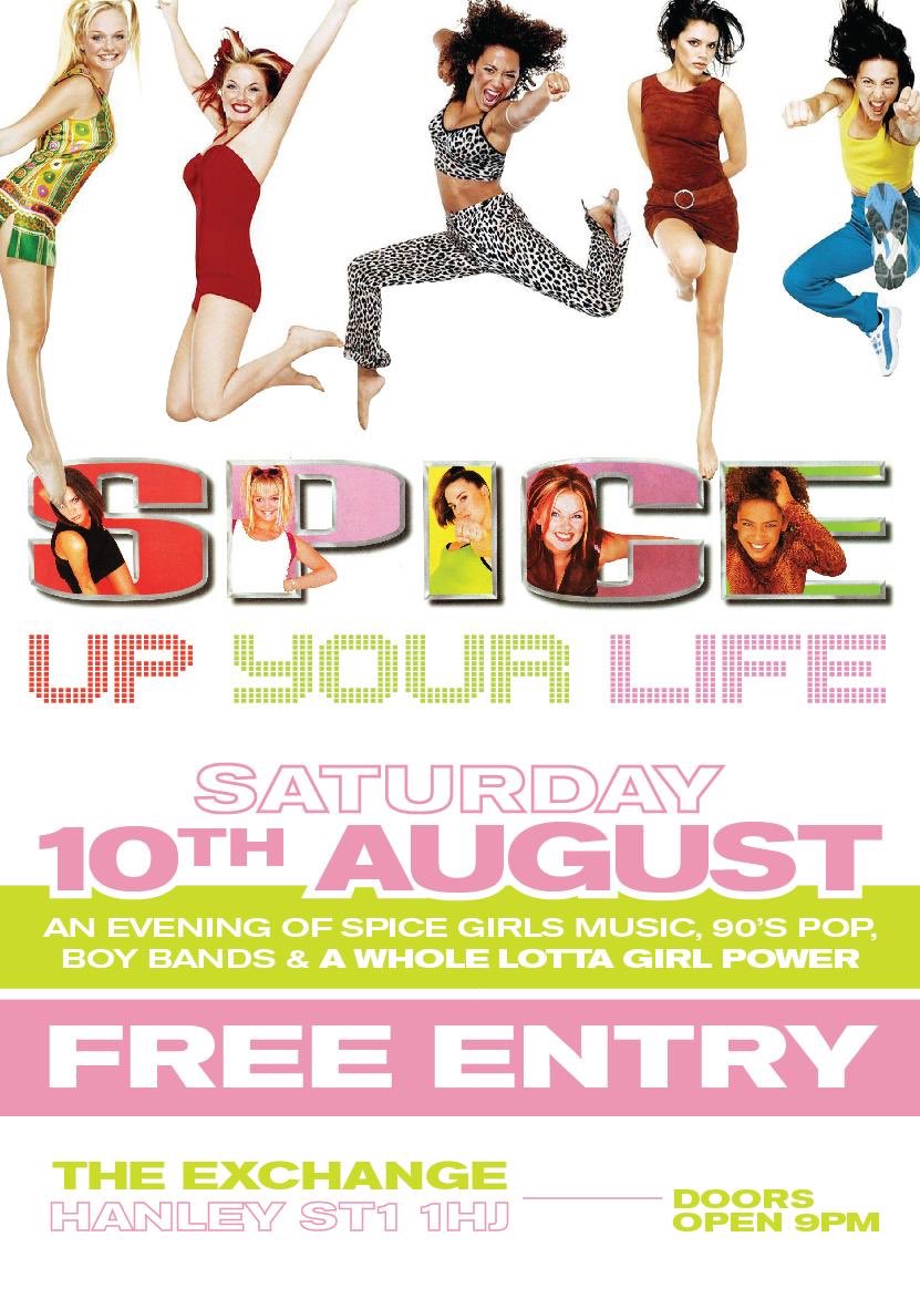 This Saturday! Spice up your life!!