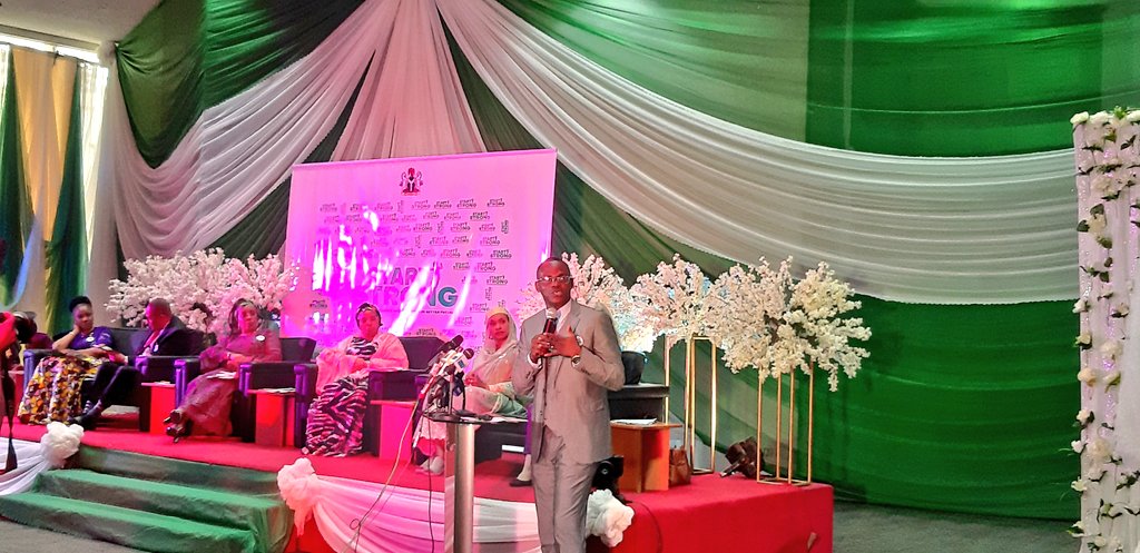 nighealthwatch's tweet photo. #Breastmilk is the only source of water and nutrients that infants need for the first six months of life- Dr. Chris Isokpunwu, Head of Nutrition, @Fmohnigeria at the #ZeroWaterCampaign launch
#StartStrong #WBW2019 https://t.co/y4zMkQawoZ