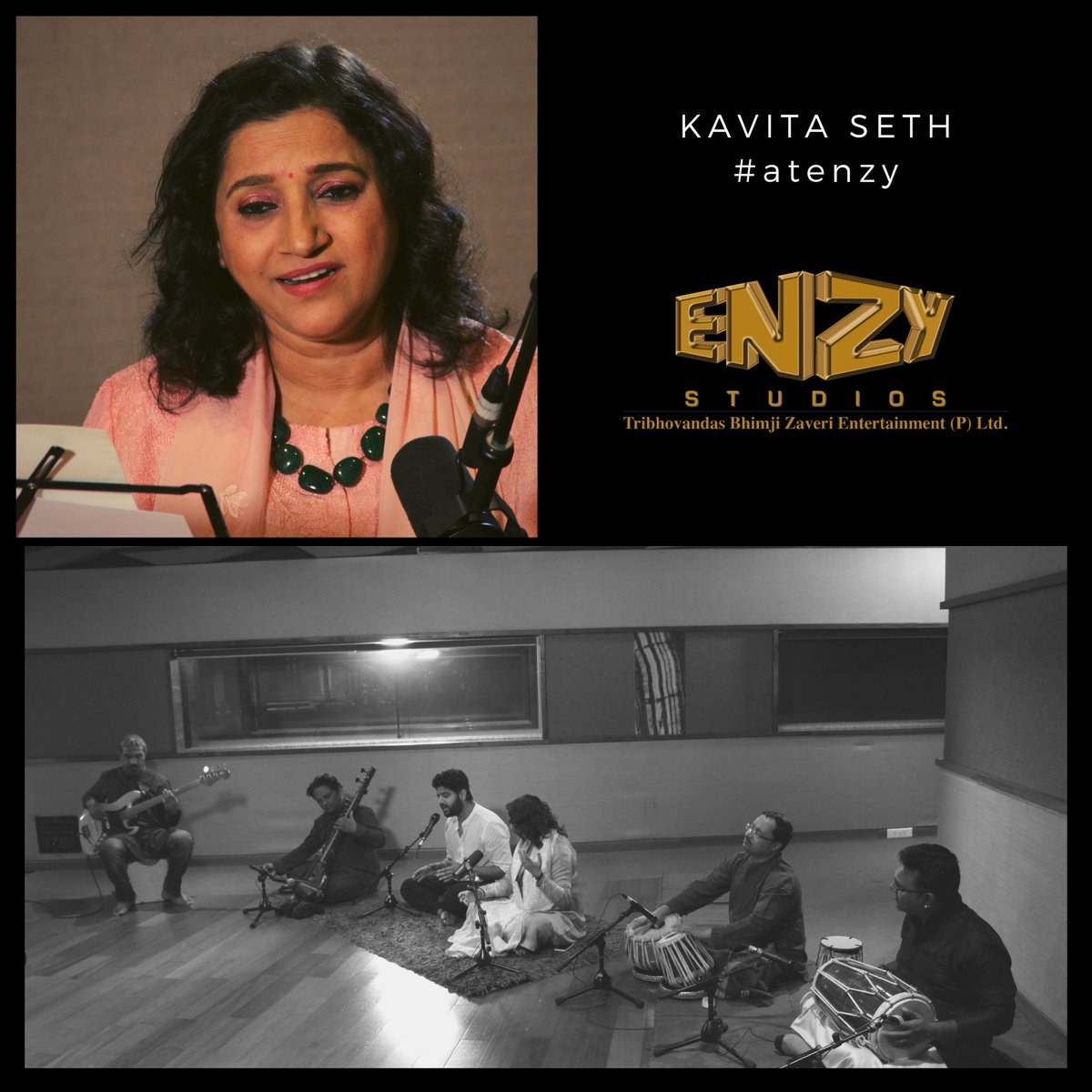 #livewiththelegends

We had a great recording session with our friends, <a href="/kavitaseth/">Kavita Seth</a> ji and her band recently. Such a great pleasure to host amazing musicians and and spread musical vibes around the studio. 

#behindthesessions #enzystudios #nisschalzaveri #music #love #positivity
