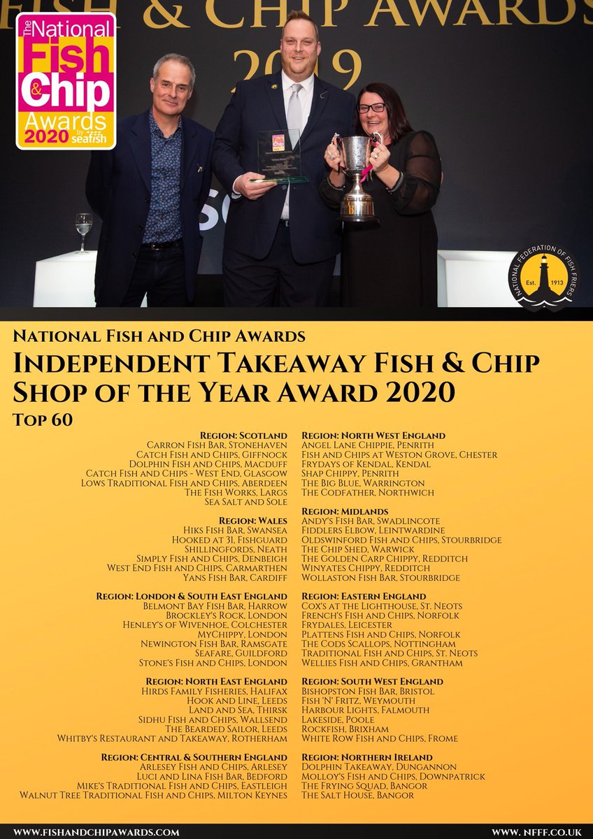 The only top 60 fish &amp; chip shop in Lincolnshire, this year. #lincolnshire <a href="/LincsLive/">Lincolnshire Live</a>