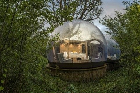 elementLondon's tweet photo. Who said you had to travel to Scandinavia to experience a bubble dome? ⭐️

Here’s one much closer to home, at @FinnLough in #NorthernIreland. Surrounded by trees with unrivalled views of the starry night sky, it’s the perfect place for a romantic #prize experience.

#incentive https://t.co/K2mACZZ2Xn