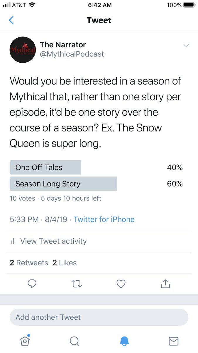 Here are the results from my poll!

I deleted that tweet (as per a previous tweet), because for some reason the poll was going for a week 🤨

It was really close! And 50/50 for a while.