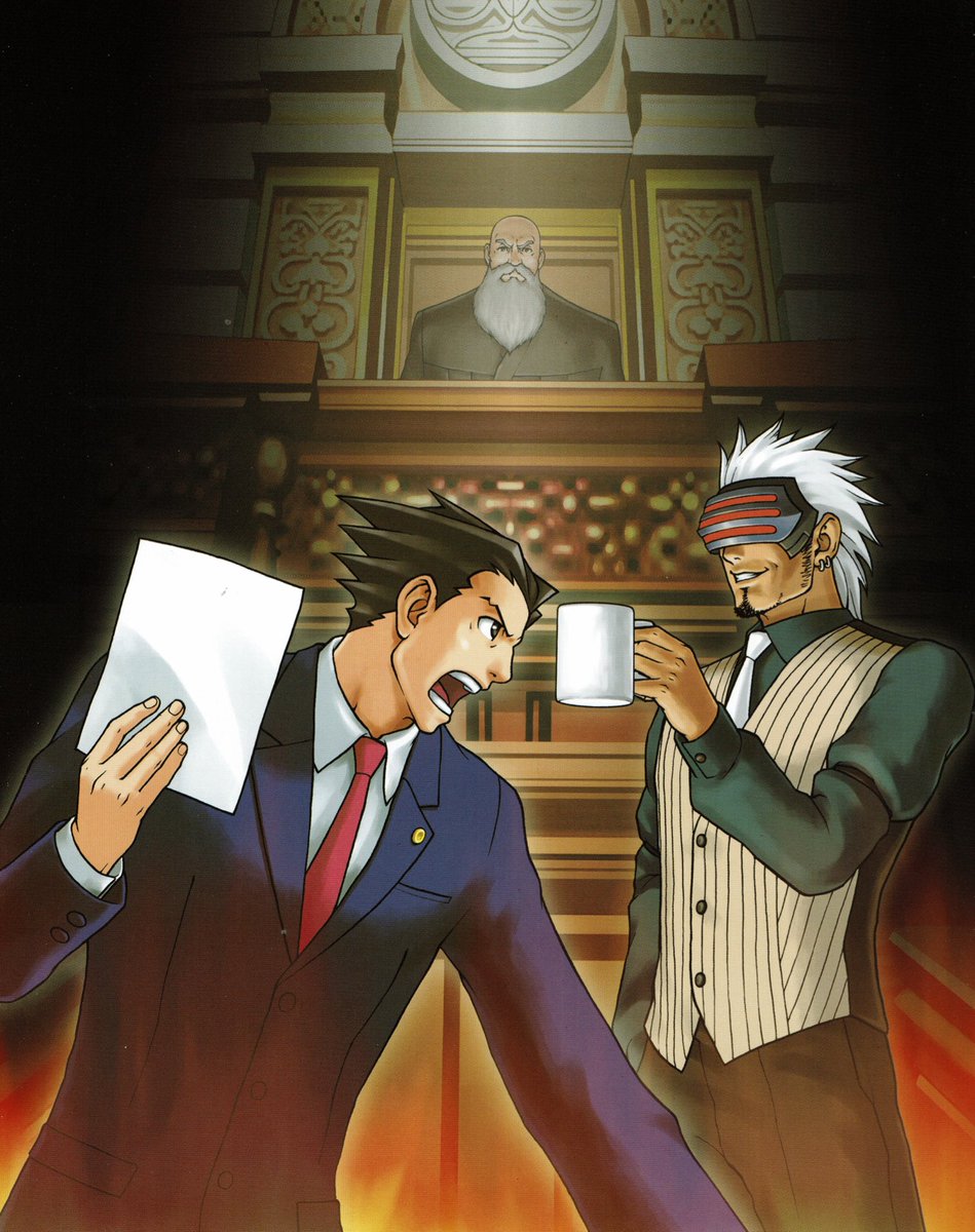 VideoGameArt&Tidbits on Twitter "Phoenix Wright Ace Attorney − Trials and Tribulations