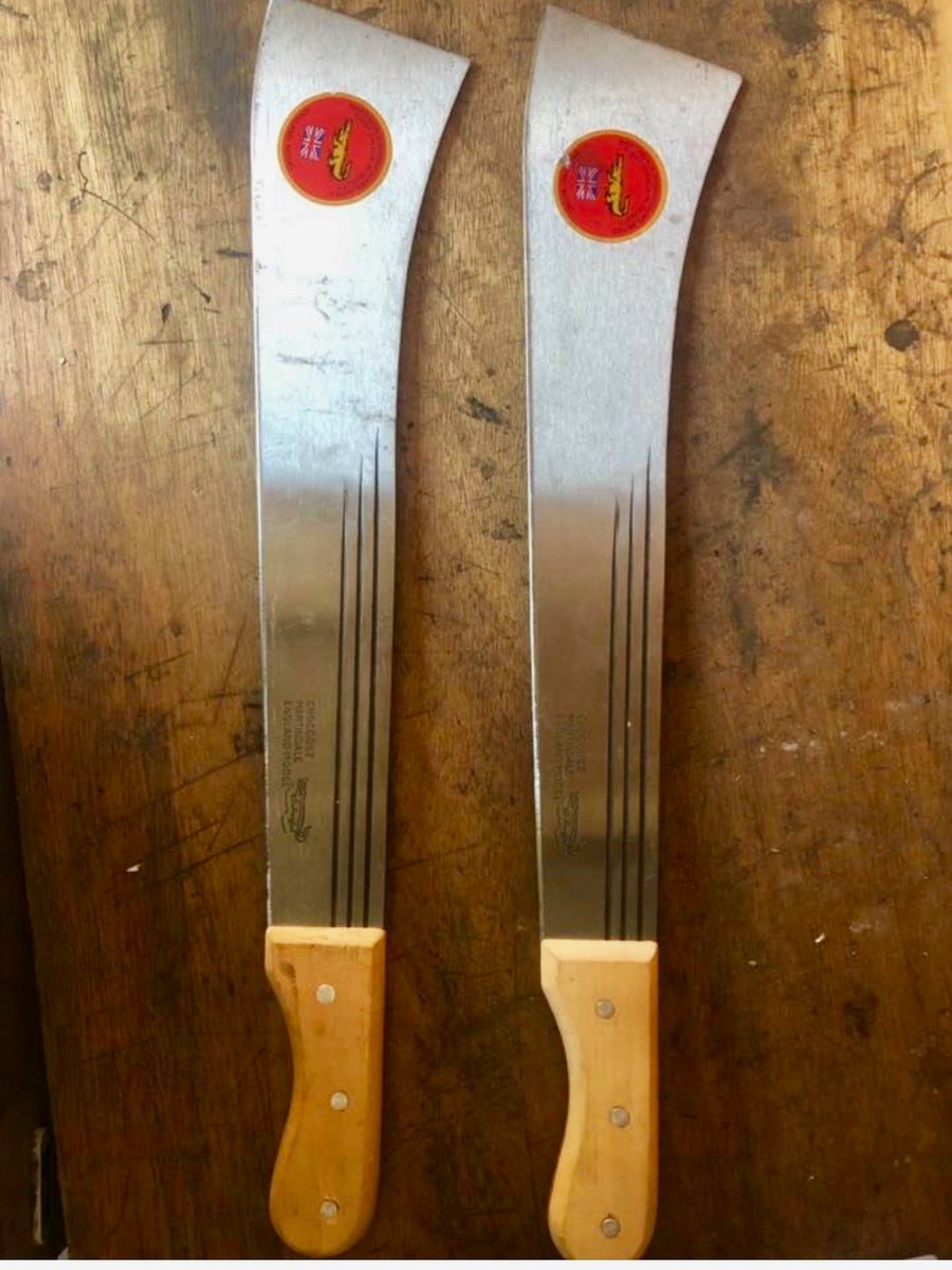 Christopher Burt (@chrisburtchef) on Twitter photo two very sharp machetes ready for use - thank you <a href="/theknifemanuk/">Chris Hilton</a> - <a href="/MyttonMermaid/">The Mytton & Mermaid</a> <a href="/RiverTownsy/">River Town Clan</a> <a href="/chefliamjames/">liam james</a> <a href="/MonkeyLewis1/">Kirstie Lewis</a> <a href="/evans_nath/">nath evans</a> <a href="/chefslocker/">Chefslocker Ltd</a> <a href="/Lupo_T_Lupo/">Lupo_T_Lupo</a> <a href="/KarenWhiteFood/">Karen White</a> <a href="/mrwolfspices/">Mr Wolf Spices</a> - CHOPHOUSE here we come - x two very sharp machetes ready for use - thank you <a href="/theknifemanuk/">Chris Hilton</a> - <a href="/MyttonMermaid/">The Mytton & Mermaid</a> <a href="/RiverTownsy/">River Town Clan</a> <a href="/chefliamjames/">liam james</a> <a href="/MonkeyLewis1/">Kirstie Lewis</a> <a href="/evans_nath/">nath evans</a> <a href="/chefslocker/">Chefslocker Ltd</a> <a href="/Lupo_T_Lupo/">Lupo_T_Lupo</a> <a href="/KarenWhiteFood/">Karen White</a> <a href="/mrwolfspices/">Mr Wolf Spices</a> - CHOPHOUSE here we come - x