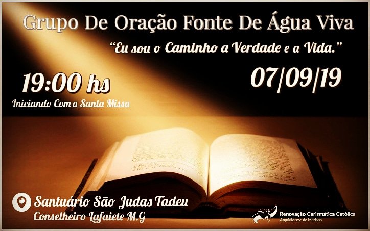 AndersonPeregr1's tweet photo. Grupo De Oração Fonte De Água Viva, em Conselheiro Lafaiete M.G https://t.co/311ovn7Eyj