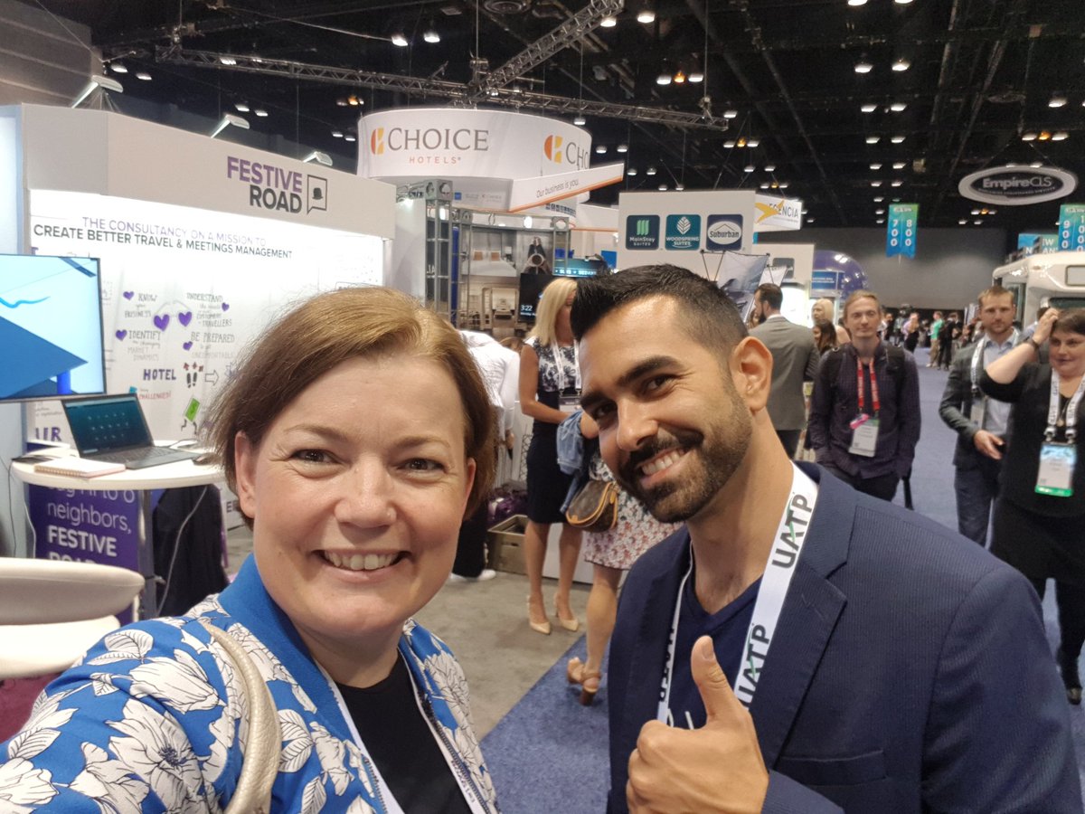 Imagine if all the old hands gave just 30min #GBTA2019 expo time to an industry newcomer? This is Mickey from Avian, a start up in the Airline  Incentive Mgmt space. We walked, talked and made introductions

Help a start up access #biztravel 
#BeTheRoad

avian.aero/about-us/