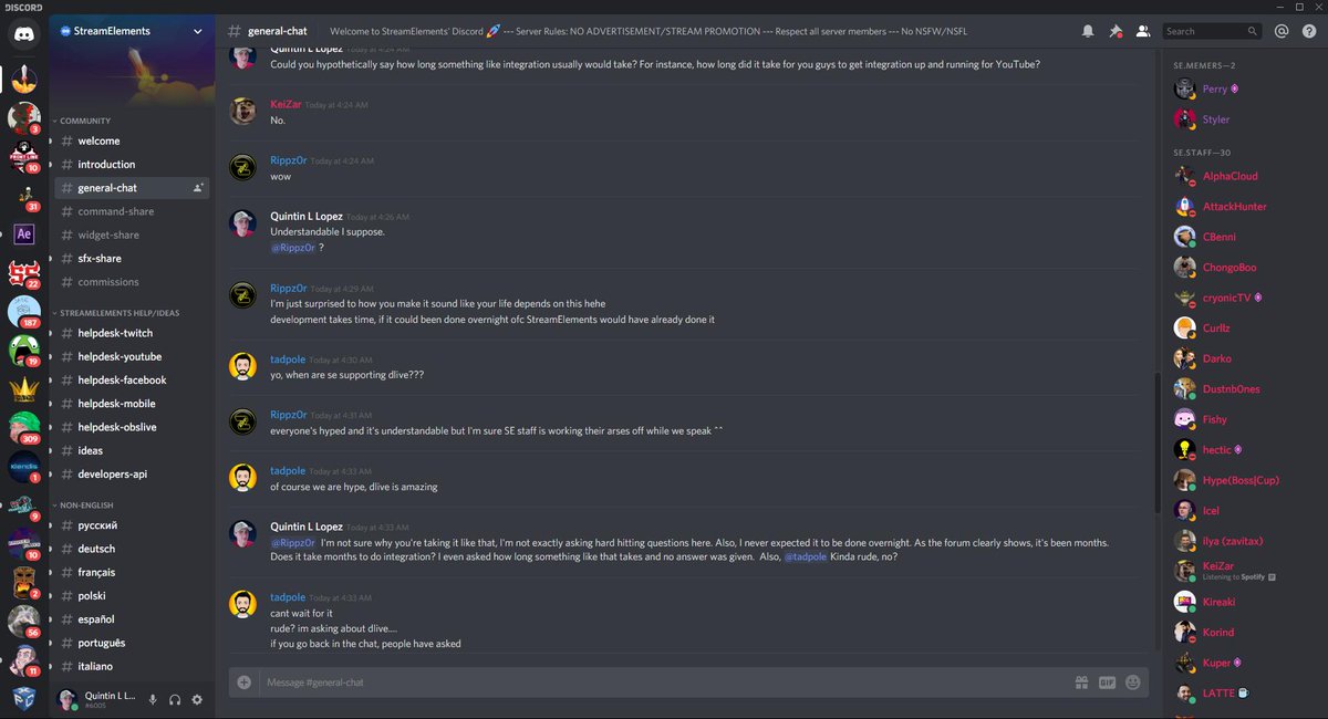 QuintinLLopez's tweet photo. yo @HarrisCHeller. Love SE, but their community is a little sketch... https://t.co/lYHKDcvgvo