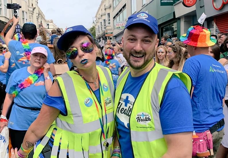 DaveyAegis's tweet photo. It's amazing to see how @MenTalkHealthUK is flourishing in #Brighton &amp; Hove! 

What started as a personal project is now being run by the community for the community!  I cannot be more proud of all of myMTH Family! An amazing @PrideBrighton🏳️‍🌈
#ProudPapa #mentalhealth #community https://t.co/3KPrBwg8qd