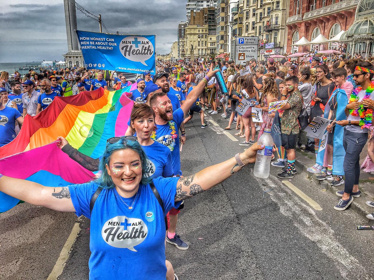 DaveyAegis's tweet photo. It's amazing to see how @MenTalkHealthUK is flourishing in #Brighton &amp; Hove! 

What started as a personal project is now being run by the community for the community!  I cannot be more proud of all of myMTH Family! An amazing @PrideBrighton🏳️‍🌈
#ProudPapa #mentalhealth #community https://t.co/3KPrBwg8qd