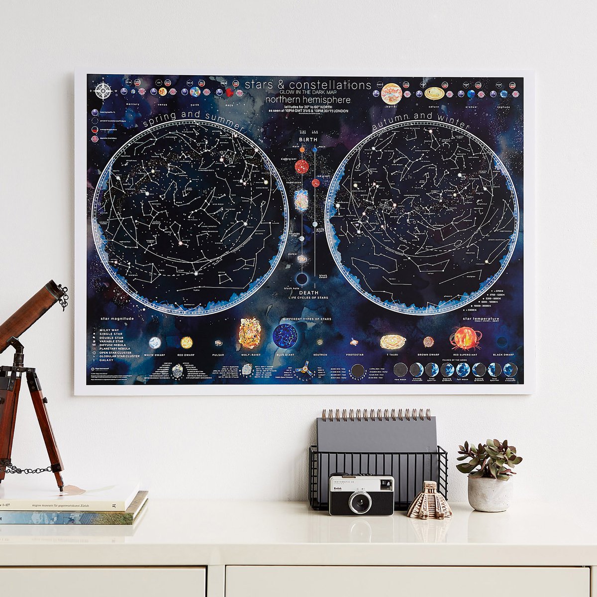 mapsinter's tweet image. Is anyone in your home interested in astronomy? 🌘🌑🌒🌓
The Stars and Constellations Map includes detailed constellations and illustrations of planets in our solar system, satellites, lunar positions, eclipses, meteors and comets!
ed.gr/bri9q
#starmaps #mapsforkids