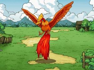 しまだ フレイア ひくいどり 鳥系モンスターその2 名前の由来はフレイムをもじって 北欧の女神から ホークブリザードと対になるので モンスターズの配合はよく知られてますね デザインは髪と瞳の色以外ブリードと共通です