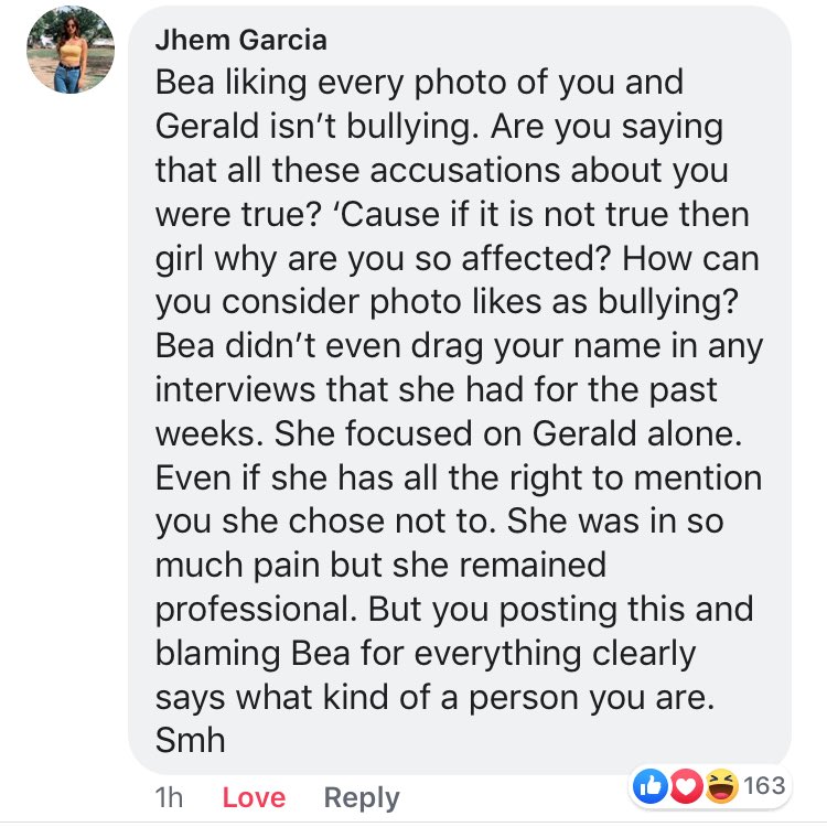 angelicahelene2's tweet photo. you want sympathy but you did get more bashes and insults. that's what you get julia b for clowning urself https://t.co/ipKidRJaTx