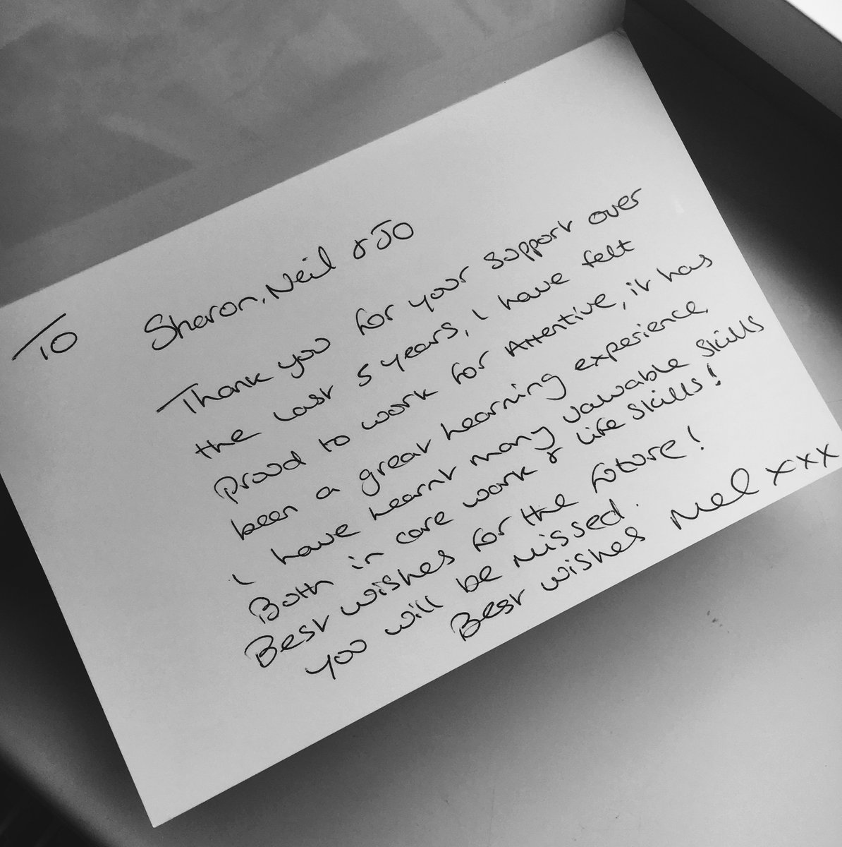 A few years ago we sold our previous #family #homecare #business. Attentive Homecare was also based in #preston. We've been sorting some old paperwork today and found this. What a good team, and we're now building another. 😀

#carejobs #testimonialtuesday #lancashire #socialcare
