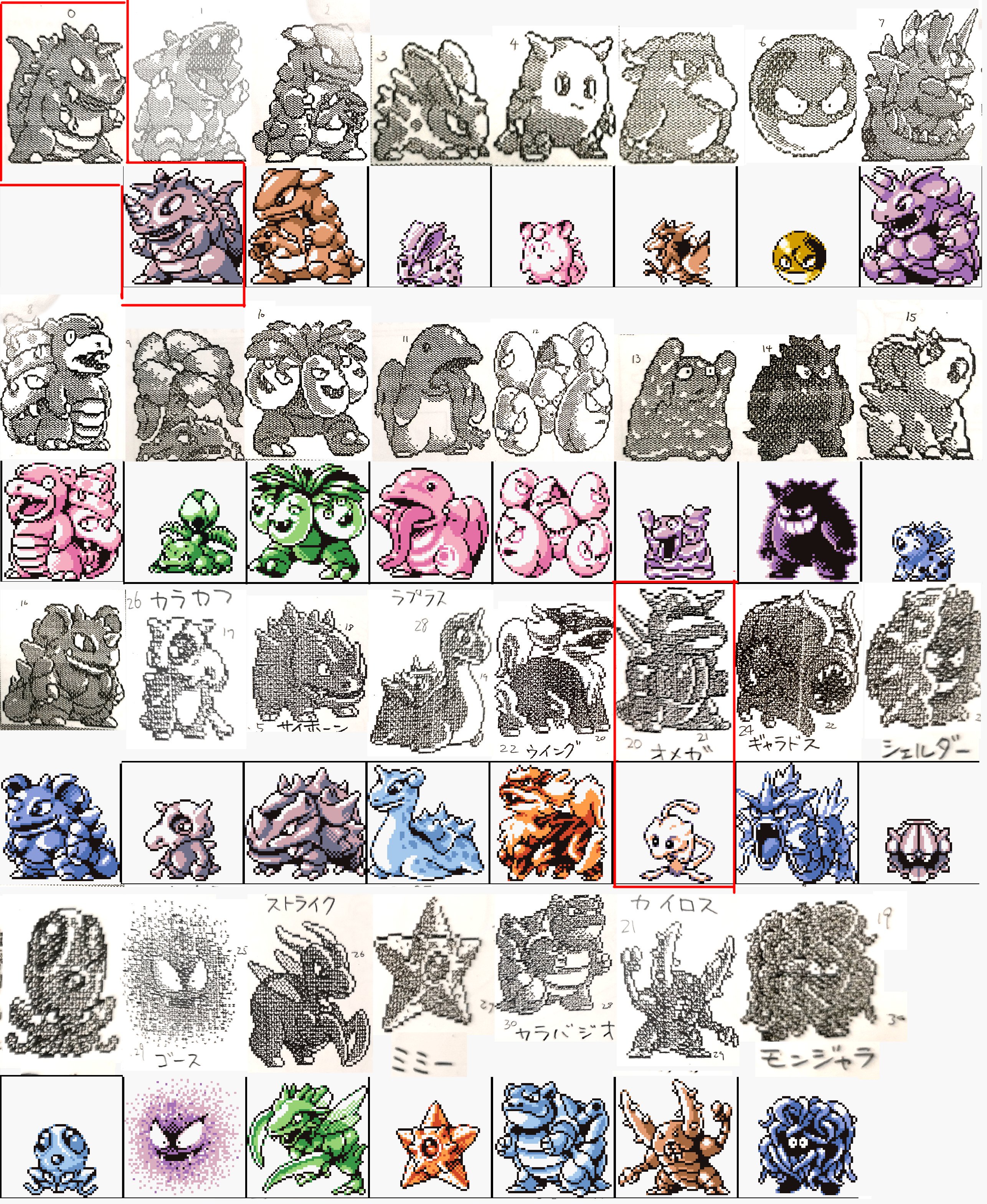 たかさおじさん かなり長い間 上限が30体とされていたそうなので の30体が ファーストポケモンと考えて良いかも もしかしたらデザイン自体は初期にももっとあって 掲載されたのは人気投票順かな T Co Vnrvj6slpz Twitter