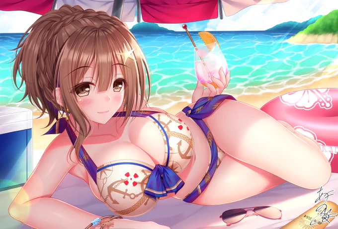 シャニマスのサマーハニー・シーズン千雪さん描きました。千雪ママの水着えちぃ・・・
あとpixivでFANBOX始めましたのでそちらもよろしくお願いします。 #シャニマス #idolmaster
https://t.co/o0mal8EVL4 