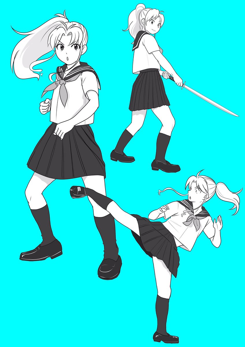 大羊 たいよう 傘を差すポーズ集があったので飛影を描きました 大羊 たいよう 傘を差すポーズ集があったので飛影を描きました