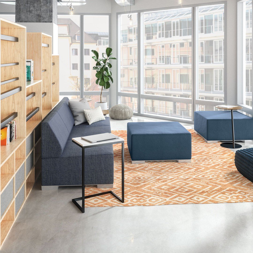 ancifurn's tweet photo. The Urbana lounge is so versatile.  You can dress it up or down.  I loved the line at the Gunlocke showroom.  
.
.
.
#ancillaryfurniture
#lovewhereyouwork
#resomercialfurniture https://t.co/E1cThEsJK8