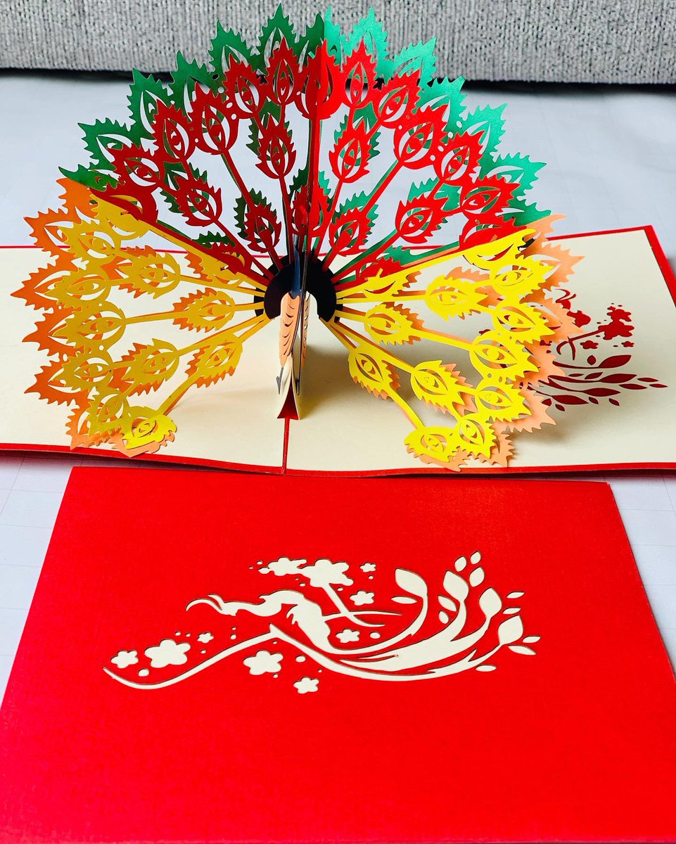 HandCrafted_Uk's tweet photo. #handmadecardsforsale #handmade #madetoorder #papercraft #papercraft #interactivecard #3dpaper #handmadepaper #greetingcarddesign #popupcard #popupcards #uk #england #handmadegreetingcards #birthdaycards #papercrafted #popup_design #peacock #cardforsale #3dpopupcard #craft  £4.20 https://t.co/8HSfKOtVzt