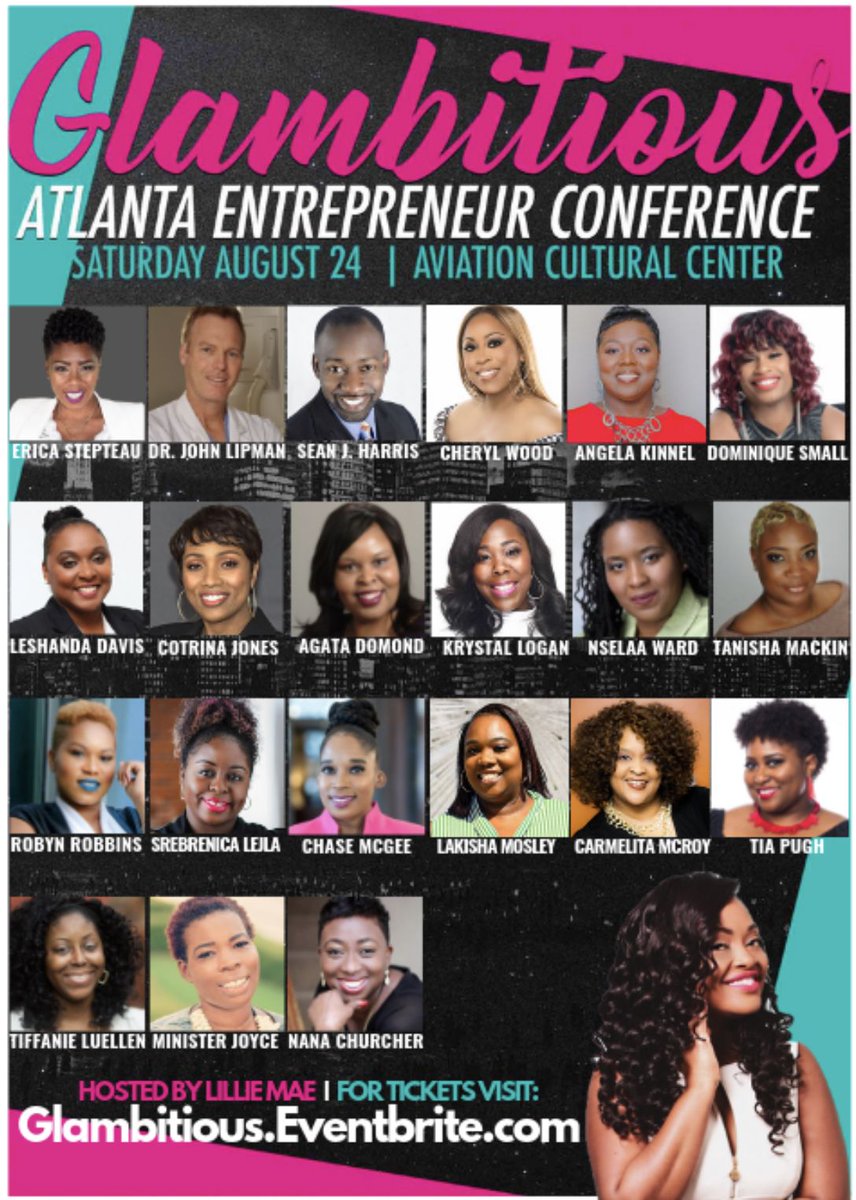 thehrer1's tweet photo. Make sure you come out and participate in the Glambitious Conference! Look at all of the wonderful speakers!! Such a wealth of information! #glambitious #thehrer #consultant #entrepreneur #smallbusiness https://t.co/LZSvRajHSg