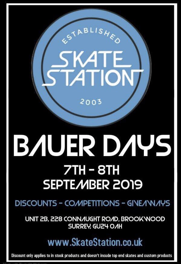 HockeyStationUK's tweet photo. #BauerDays at SkateStation is happening next month! Keep your eyes peeled for more info!!!! @BauerHockeyUK #giveaways #discounts #competition https://t.co/dM5XS1E1La