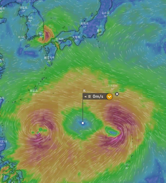 台風9号と10号がお互いの渦が引っ張り合って無風地帯ができた 藤原の効果 神砂嵐 Togetter 台風9号と10号がお互いの渦が引っ張り合って無風地帯ができた 藤原の効果 神砂嵐 Togetter