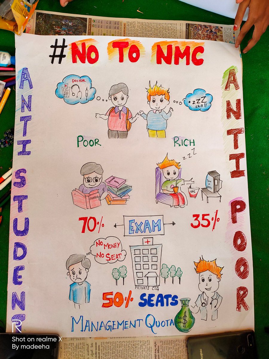 SantanuSenExMP's tweet photo. Interesting illustration explaining the anti-poor, anti-student and anti-federal #NMCBill 
#NoToNMCBill #SayNoToNmc #nmcbill2019 #RajyaSabha #ParliamentSession #DoctorStrike #doctors https://t.co/1FxCLQL0KE
