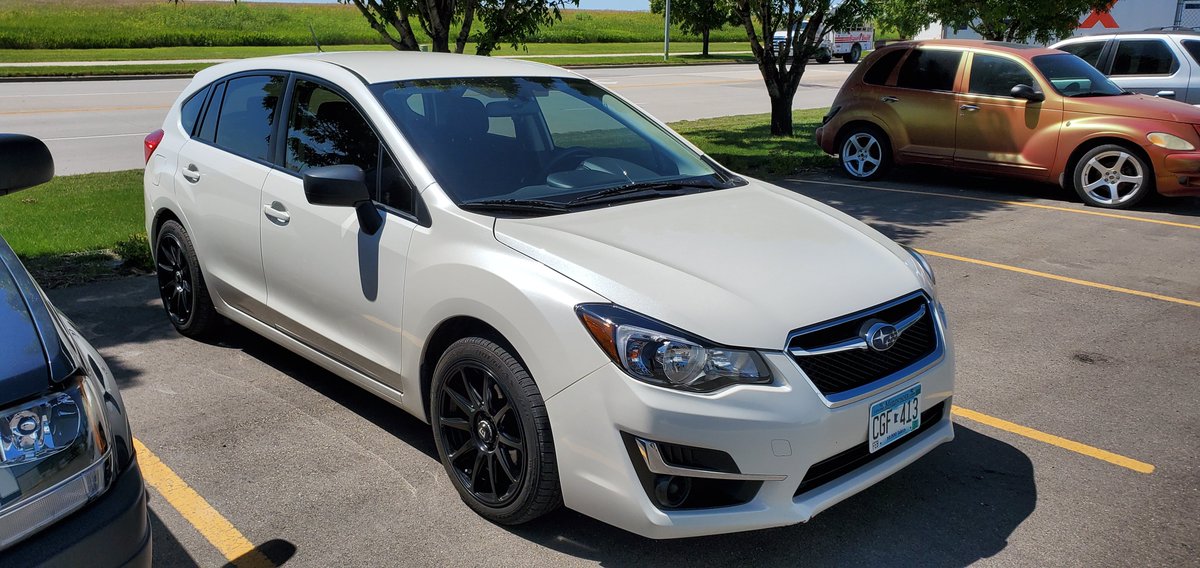 CodeZeroFargo's tweet image. We tinted this 2015 Subaru Impreza 50% on the front windows, and 35% on the rears!
#codezero #czdoesit #windowtint #Subaru