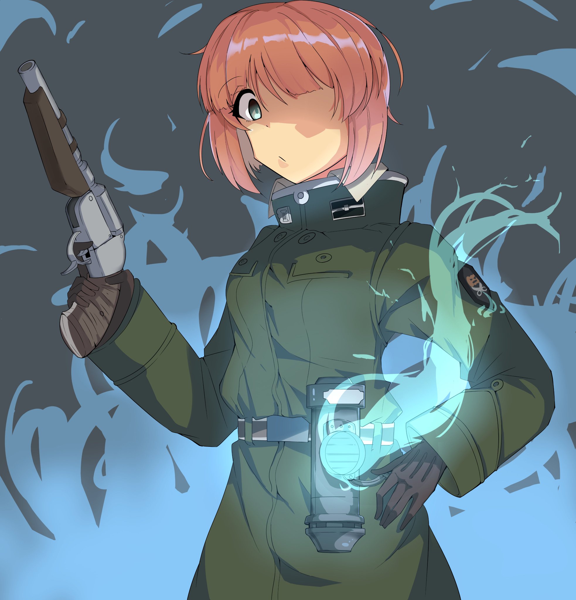 けーしむ Sur Twitter 焼硬鋼のランタンを持った歩兵と会ったら 味方と思うな だが決して敵に回すな そのランタンは持ち主の魂をくべる炉 奴らは 蒼い鬼火と共にやって来る 今更パンプキン シザーズ見たもんだから みぽりんに着てもらった