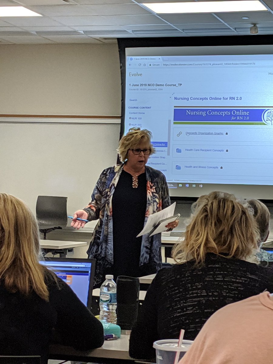 Nursing faculty increasing knowledge about NCO (Nursing Concepts Online) to facilitate student learning. #tccbrightspots #lifelonglearning #ilovemyjob