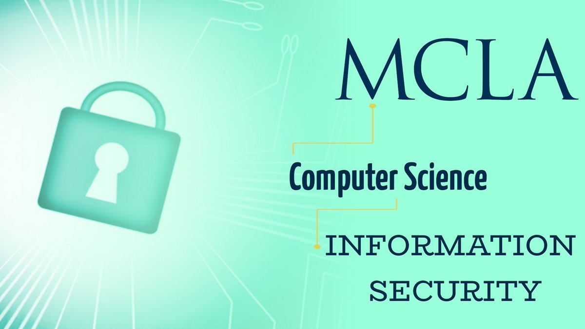 MCLA_Chris's tweet photo. MCLA has a need for an adjunct instructor to teach Information Security in our Computer Science Department.

https://t.co/KvZWC4fMcI https://t.co/aV41wbL7zJ