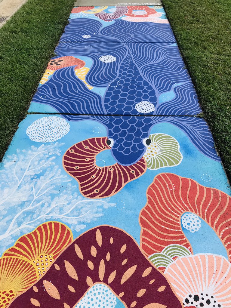 jenbakerNC's tweet photo. Fanciful #raleighartbeats mural by Raquel Assanoua @Ms_RAQ near One Glenwood 

Here’s the map, how many have you seen?
https://t.co/x4YVKjzPg5 https://t.co/rp1fZk7xZP