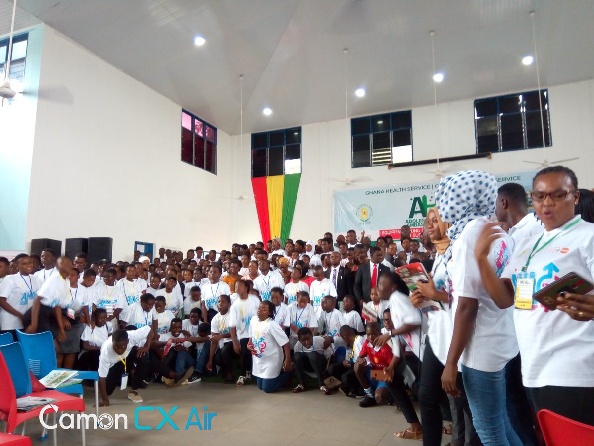 MissAkanlobe's tweet photo. Every young person has a concern on his/her life, that is why adolescent health ambassadors wants to show to the whole world that they are more concerned than people thought. #AHAC19 #Ghana #GHS @YAMghana @akharigeya @kwasiSELASSIE @AdubeaAmoah # https://t.co/snRL62XZ5v