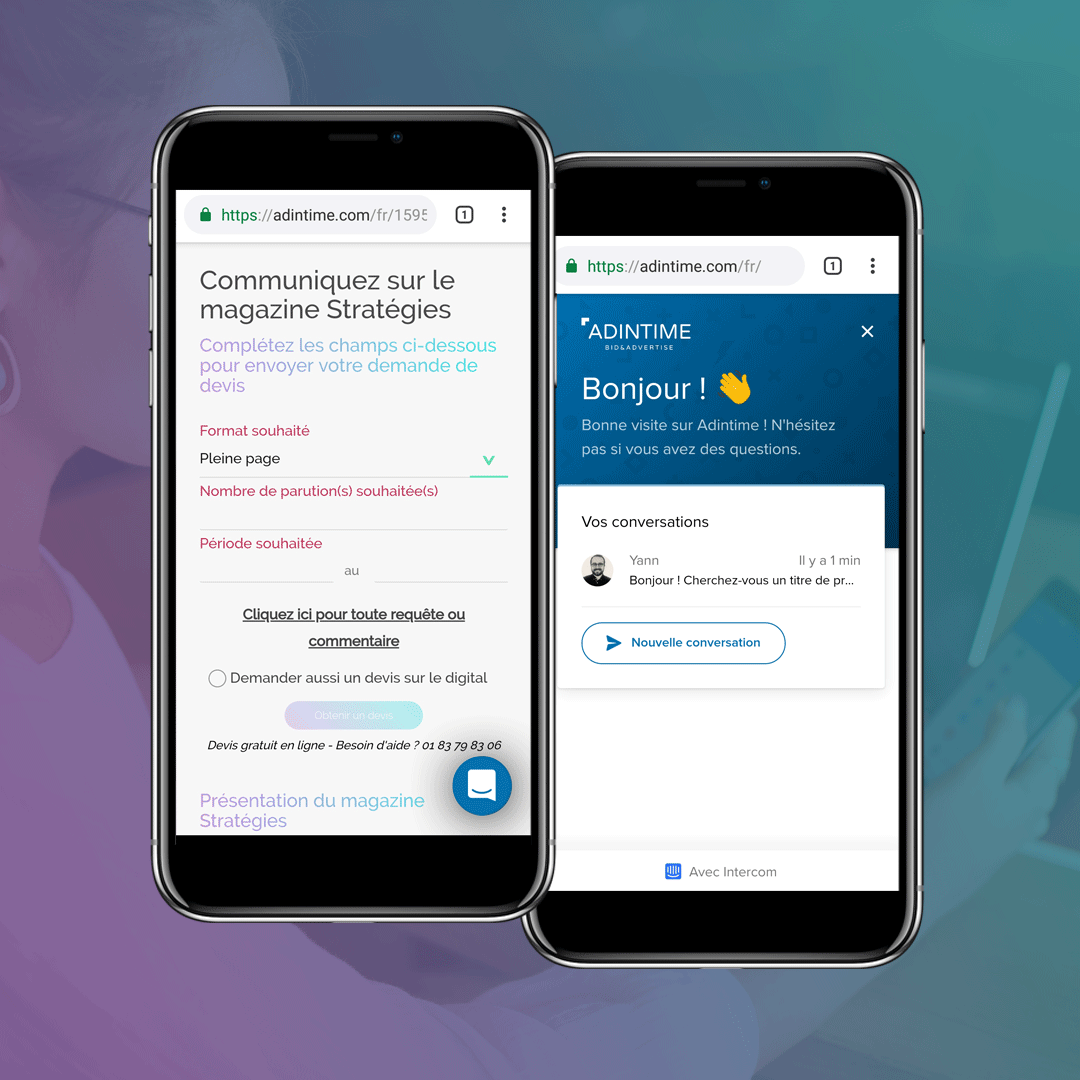 ADINTIME's tweet photo. Obtenir un devis pour une publicité en magazine n'a jamais été aussi rapide. Et si vous avez une question, notre équipe est à votre disposition sur le chat ! Lancez-vous sur https://t.co/jRYqmyeNoF 🤓 https://t.co/WPQU2wAjbG