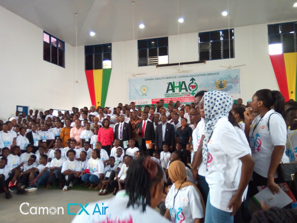 MissAkanlobe's tweet photo. Every young person has a concern on his/her life, that is why adolescent health ambassadors wants to show to the whole world that they are more concerned than people thought. #AHAC19 #Ghana #GHS @YAMghana @akharigeya @kwasiSELASSIE @AdubeaAmoah # https://t.co/snRL62XZ5v
