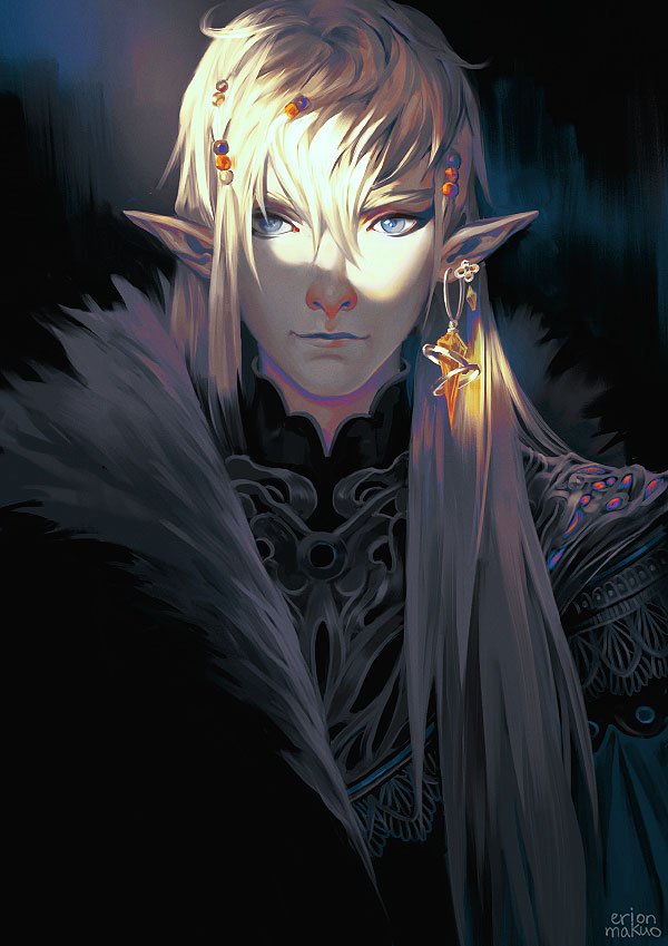 Dark Knight Alphinaud 

Almost everyone's design seemed to go dark in Shadowbringers, so I wanted to make one for the precious Elezen son as well 🙏 #FinalFantasyXIV