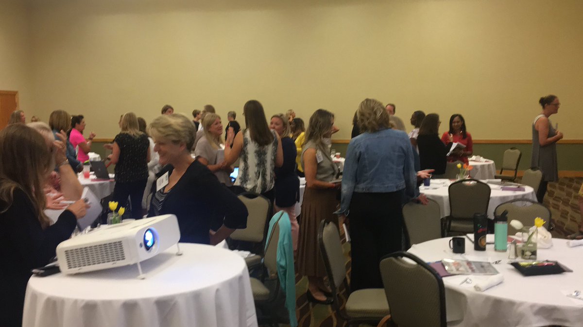 Dr. Susan L’Allier leading us in reflection and writing. What would be the success headings of your 2018-19 year? Sharing our successes grounds us for the year to come. #Michiganliteracy